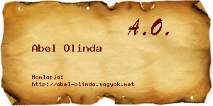 Abel Olinda névjegykártya